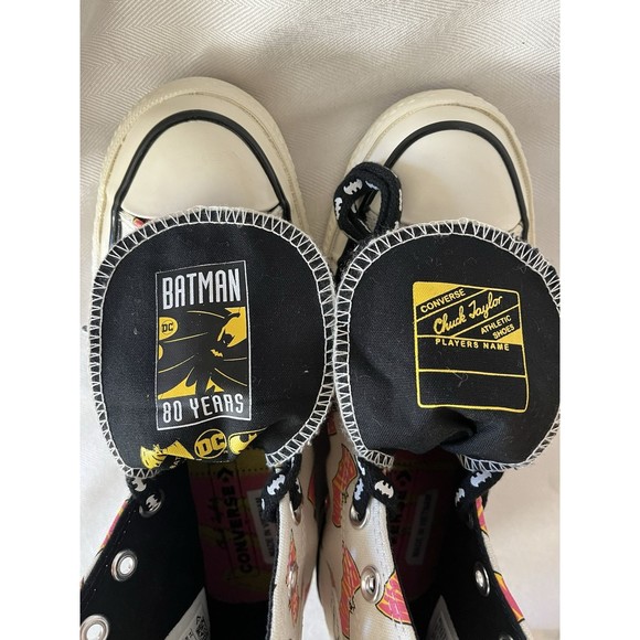 Converse Chuck Taylor All‎ Star Batman High Top Sneakers Limited Edition SZ 7 - Picture 6 of 14